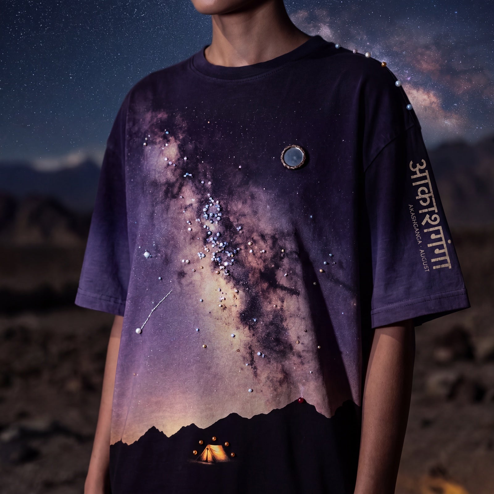 AKASHGANGA — BTWYN US oversized art tee
