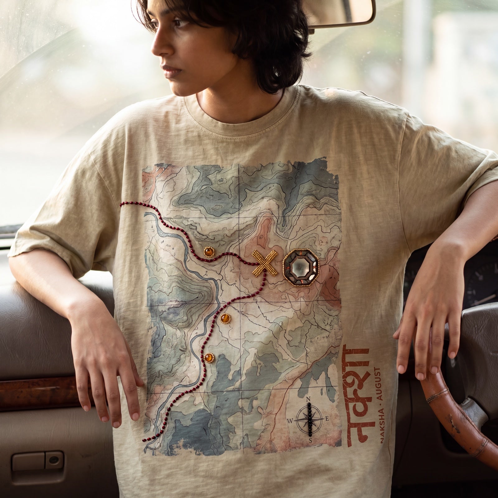NAKSHA — BTWYN US oversized art tee